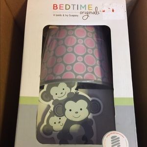 Lambs And Ivy Bedtime Original Monkey Lamp Nursery